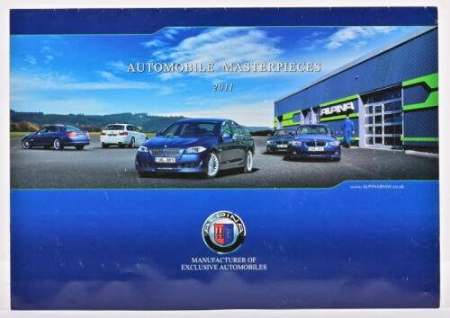 ALPINA: A 2011 Alpina 'AUTOMOBILE MASTERPIECES' sales brochure