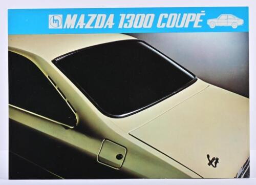 MAZDA: A 1970's MAZDA 1300 COUPE colour sales brochure