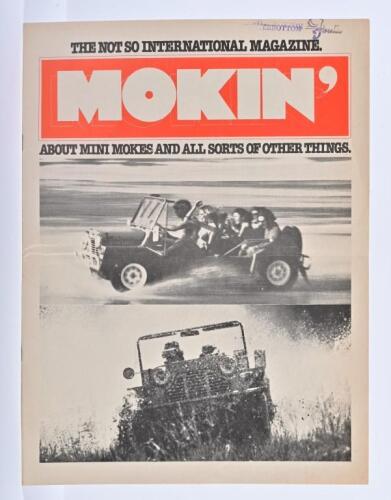 MOKE: A BMC (Australia) Mini Moke newspaper brochure - 'MOKIN''