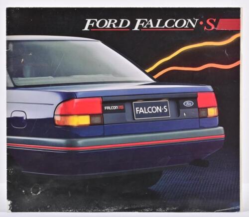 FORD: A 1988 Ford Motor Company of Australia Limited 'FORD FALCON S' colour sales brochure