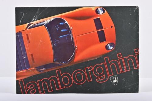 LAMBORGHINI: An original 'AUTOMOBILI FERRUCCIO LAMBORGHINI S.p.A Lamborghini range sales brochure. Circa 1970's