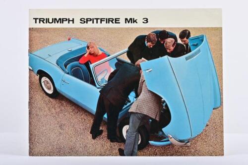 TRIUMPH: A 1967 'TRIUMPH SPITFIRE Mk 3' sales brochure