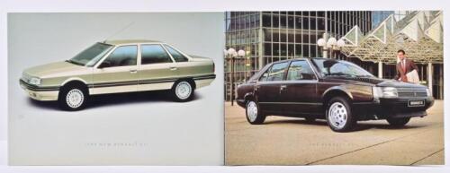 RENAULT: Two Australian prepared 1988 Renault sales brochures for the Renault 21 & 25
