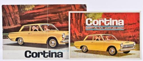 FORD: Two 1960's Ford Australia Ford Consul Cortina sales brochures