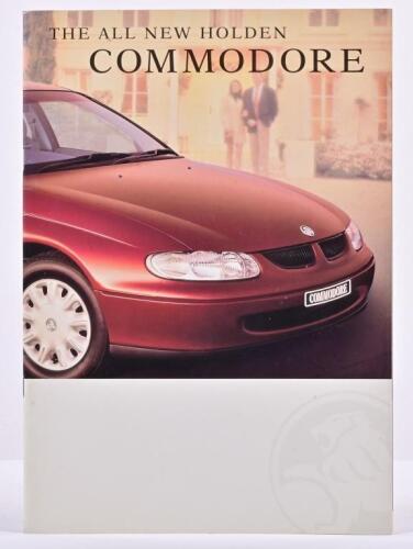 HOLDEN: A 1997 Holden Commodore colour sales brochure. Executive, Acclaim, S, SS, Berlina model details
