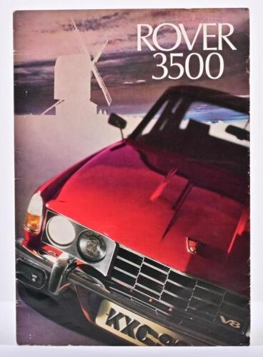 ROVER: A 1974 British Leyland Rover 'ROVER 3500' colour sales brochure