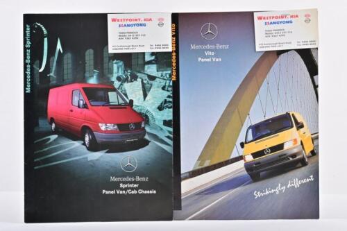 MERCEDES-BENZ: Two January 1998 Mercedes-Benz commercial vehicles sales brochures. Sprinter & Vito models