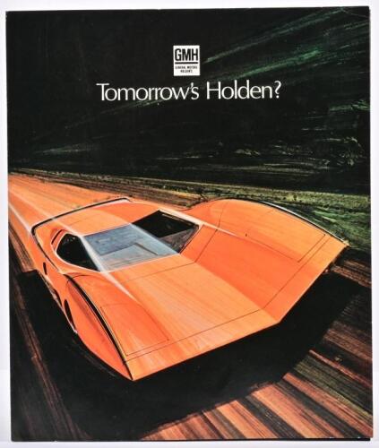 HURRICANE: A 1970 Holden Hurricane concept sales brochure (BA06) - 'Tomorrow's Holden?'
