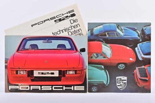 PORSCHE: Two 1970's/1980's German text Porsche sales catalogues. 'PORSCHE' 924 range sales brochure