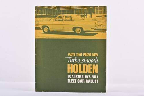 HOLDEN: A rare and original 1966 General Motors-Holden HR Holden Fleet Car sales folder