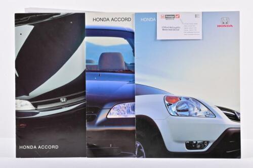 HONDA: Three modern Honda sales brochures. Accord & CR-V