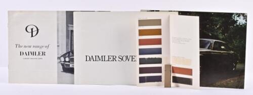 DAIMLER: Four Daimler sales items. Daimler Double-Six brochures. Double-Six Car Colour Guide