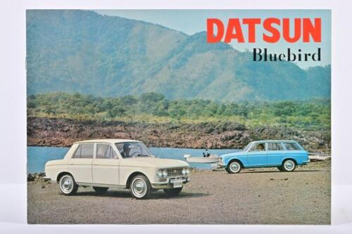 DATSUN: A Nissan Motor Co., LTD (FOREIGN TRADE DIVISION) DATSUN Bluebird colour sales brochure