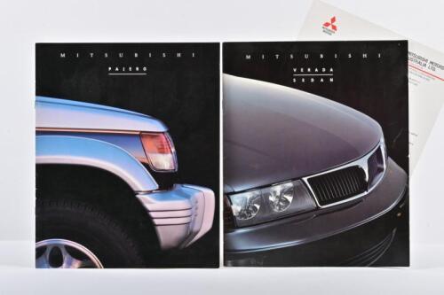 MITSUBISHI: Two 1996 Mitsubishi sales brochures. Magna & Pajero brochures