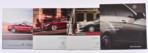 MERCEDES-BENZ: Four mid 2000's high quality Mercedes-Benz sales brochures. CL, CLS, SL brochures
