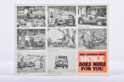 MOKE: A BMC (Australia) Mini Moke sales brochure. Circa 1960's