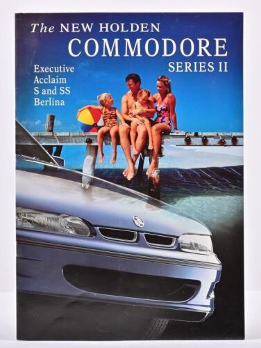 HOLDEN: A February 1996 Holden Commodore Series II colour sales brochure