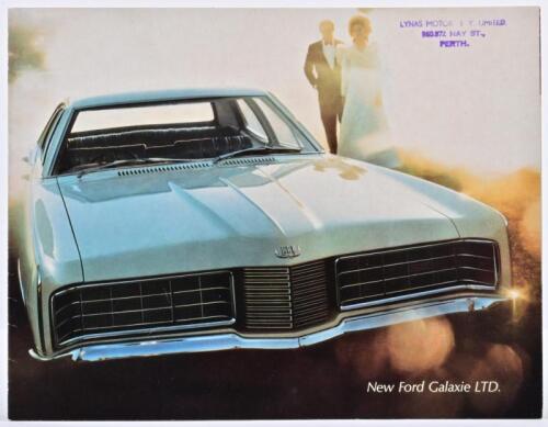 FORD: A 1970 FORD SALES COMPANY OF AUSTRALIA LIMITED 'New Ford Galaxie LTD.' sales brochure