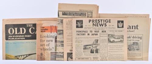 MOTORING NEWS: A collection of motoring newspaper sections. October 1967 edition of 'THE WEST AUSTRALIAN' detailing the V.E Valiant