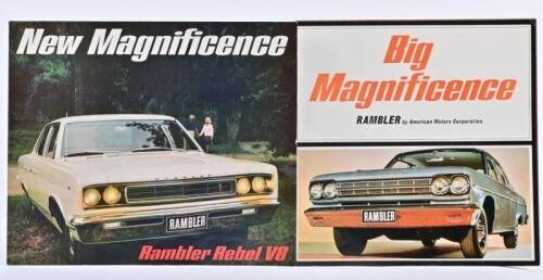 RAMBLER: Two 1960's Australian Motor Industries Rambler sales brochures. Sedan/Wagon brochures