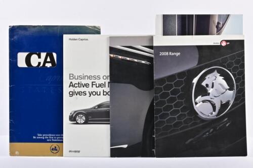 HOLDEN: A group of Holden Caprice/Statesman sales brochures and road test. 2007 and 2008 'Caprice' brochures