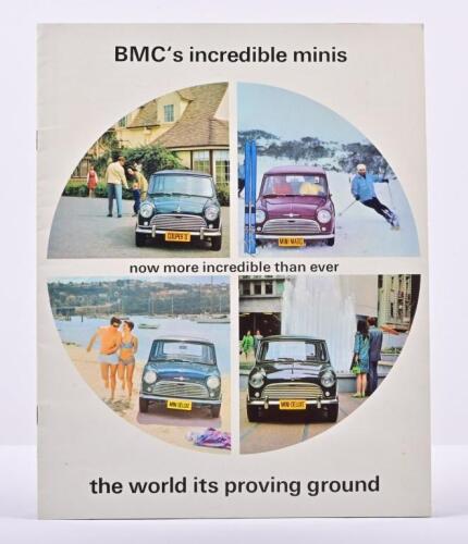 MINI: An original 1960's BMC (Australia) Pty. Limited Mini sales brochure. Cooper 'S' references