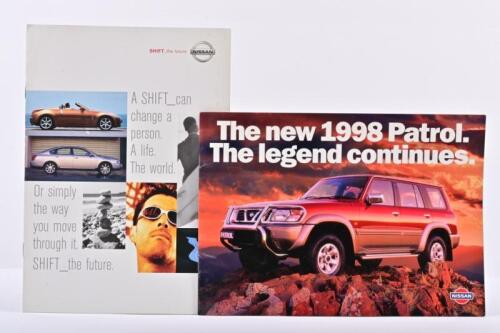 NISSAN: Two modern Nissan Australia sales brochures. 1998 Patrol brochure
