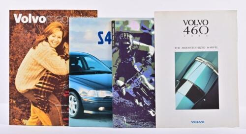 VOLVO: Four Volvo related items. 460 & S40 & V40 sales brochures