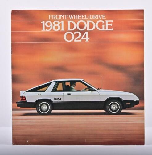 DODGE: A 1981 Dodge 024 sales brochure