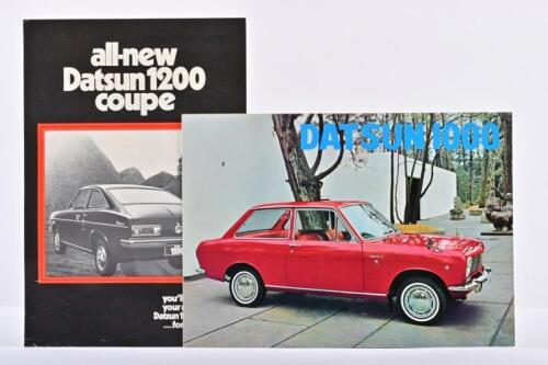 DATSUN: Two 1960's/1970's sales brochures. 'DATSUN 1000' colour sales brochure