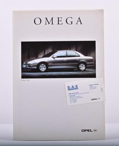 OPEL: An Opel Omega sales brochure
