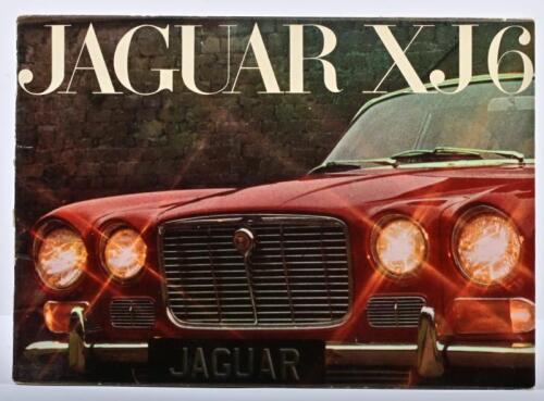 JAGUAR: A 1968 Jaguar XJ6 Series 1 colour sales brochure. With separate specification sheet