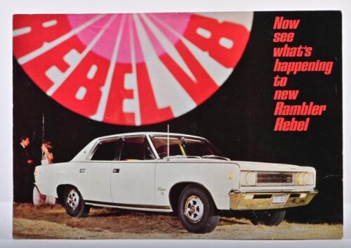 RAMBLER: A 1968 Australian Motor Industries Rambler Rebel V8 sales brochure