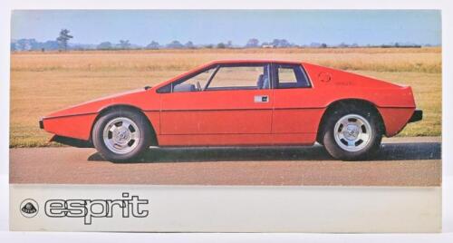 LOTUS: A 1976 Lotus esprit sales brochure