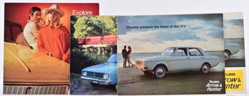 HILLMAN: Four original and interesting 1970's Chrysler Australia Hillman items.