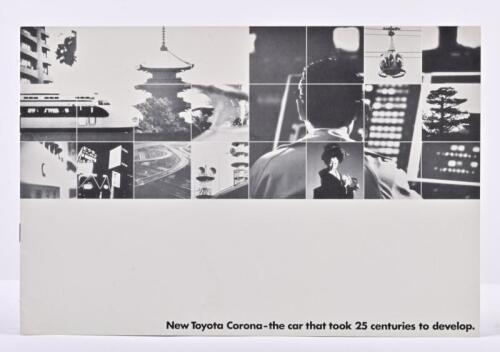 TOYOTA: A 1970's Toyota Corona sales brochure