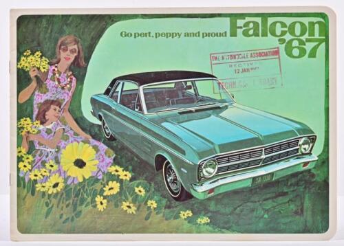 FORD: A 1967 Ford Falcon sales brochure (U.S). Colour model illustrations