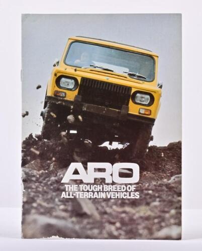 ARO: An interesting 'ARO' All-Terrain vehicle sales brochure. 240, 242, 243 model details. Circa 1970's