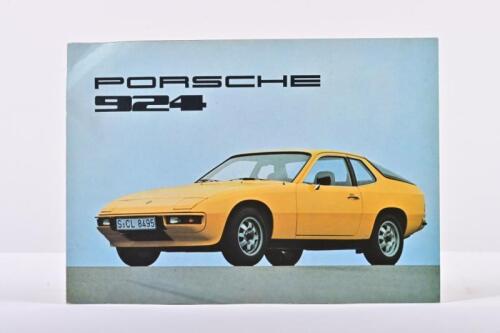 PORSCHE: A late 1970's Porsche 924 colour brochure