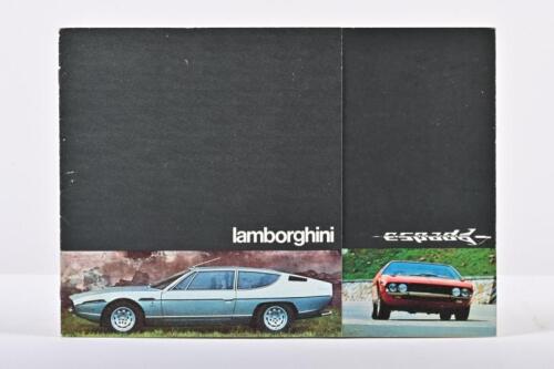 LAMBORGHINI: An 'Automobili Ferruccio Lamborghini S.p.A. 'espada' fold-out colour sales brochure. Circa 1970's