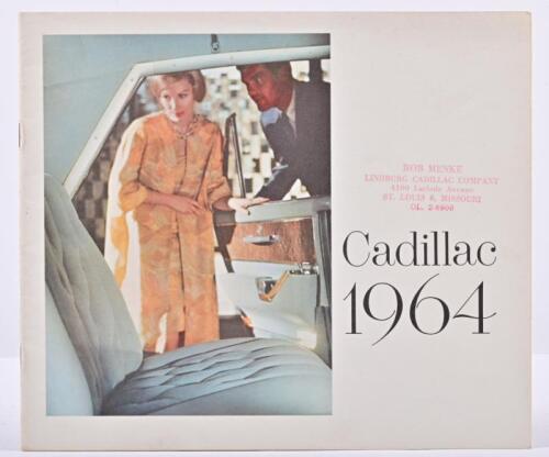 CADILLAC: A 'Cadillac 1964' sales brochure. Sixty-Two, De Ville, Fleetwood model details