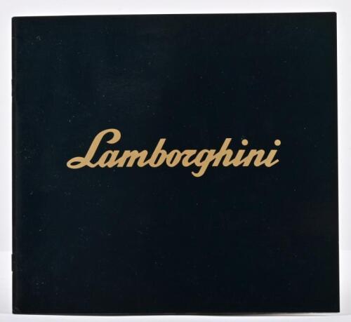 LAMBORGHINI: An original and superb Lamborghini Countach LP5000 Quattrovalvole sales brochure. Circa 1980's