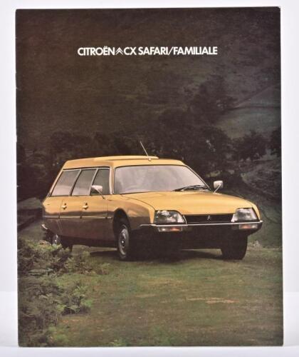 CITROEN: A 1970's 'CITROEN CX SAFARI/FAMILIALE' colour sales brochure
