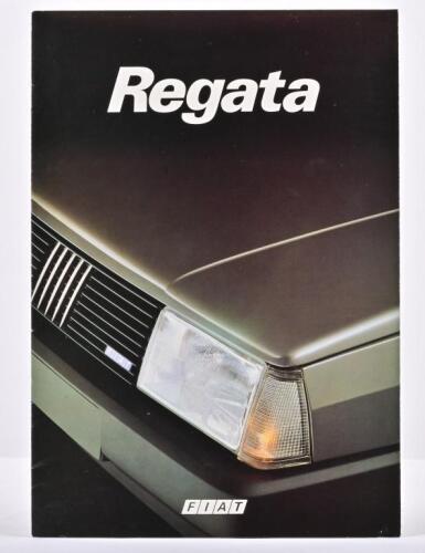 FIAT: A 1984 Fiat 'Regata' colour model range sales brochure