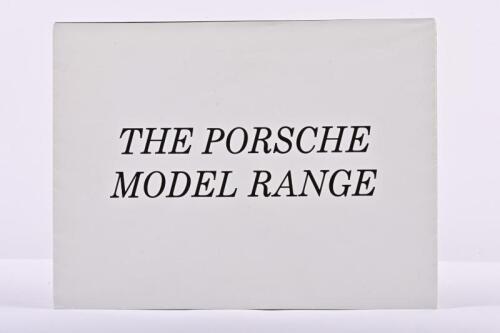PORSCHE: A superb Porsche 1989 Model Year fold out brochure