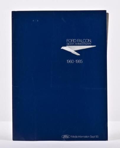 FORD: A 1985 'FORD FALCON SILVER ANNIVERSARY' - 1960-1985' Media Information kit
