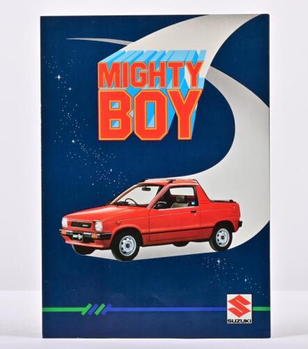 SUZUKI: A Suzuki 'MIGHTY BOY' four page sales brochure