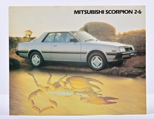 MITSUBISHI: A 1980's Mitsubishi Motors Australia 'MITSUBISHI SCORPION 2.6' sales brochure