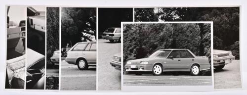 NISSAN: A collection of seven Nissan Motor Co. (Australia) press pictures for the Nissan Pintara and Nissan Skyline. Nissan Skyline Silhouette GTS picture. Circa 1980's