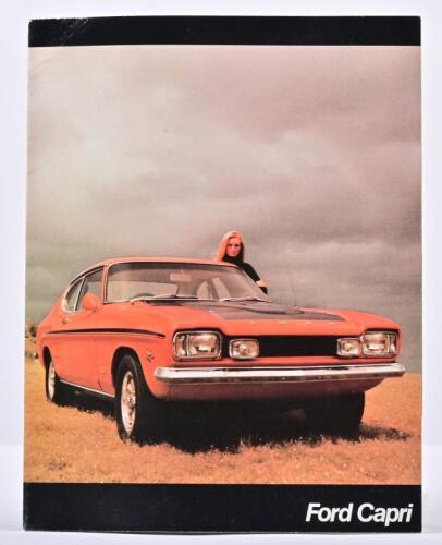 FORD: A 1970's Ford Sales Company of Australia Limited 'Ford Capri' colour sales brochure